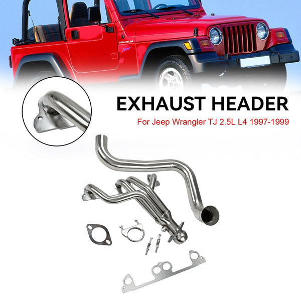 1997-1999 Jeep Wrangler TJ 2.5L L4 roestvrijstalen spruitstuk algemeen