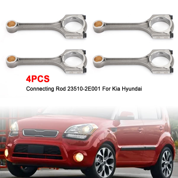 2012-2019 2013-2018 Kia Soul Hyundai Tucson 2.0L 4PCS Connecting Rod 23510-2E001 Generic