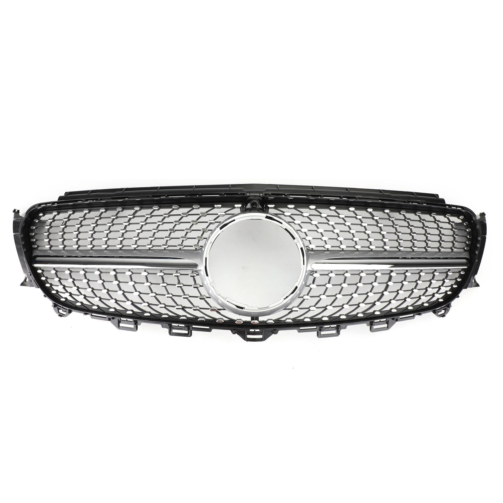 Benz 2017-2019 W213 Calandre avant à bordure argent diamant pour BMW E200, E250 et E300