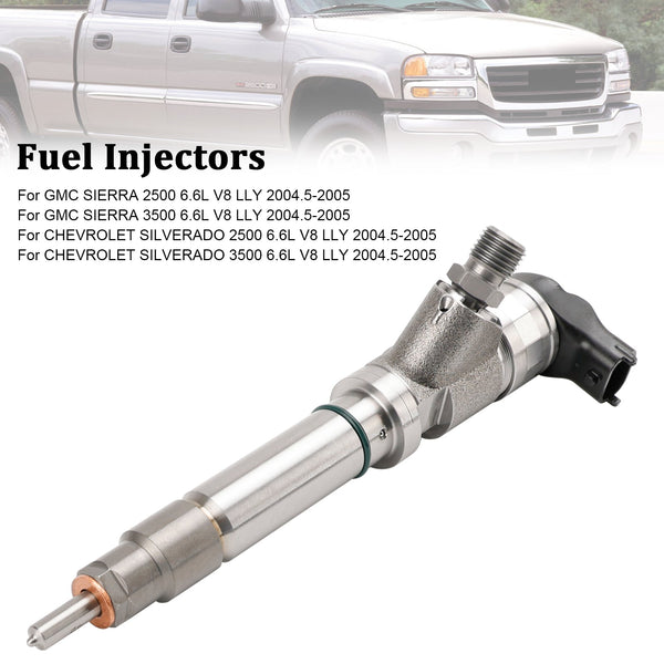 2004.5-2005 CHEVROLET SILVERADO 2500/3500 6,6L V8 LLY 1 pièce injecteur de carburant 0986435504 générique