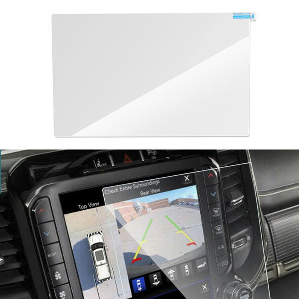 Car Navigation Screen Protector Tempered Glass Film Fits For 2020 Dodge Ram 1500 Generic