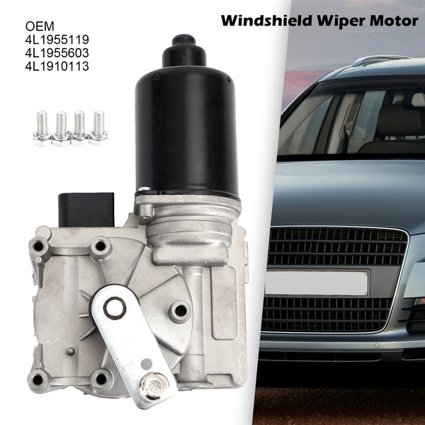 2007-2010Audi Q7 3.6L 3597CC 219Cu. Dans. Moteur d'essuie-glace à aspiration naturelle V6 GAS DOHC, avant 4L1955603 4L1910113 4L1955119 générique