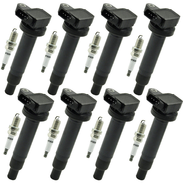 1998-2007 Lexus LX470 4.7L 8PCS Ignition Coil+Spark Plug UF230 90080-91180