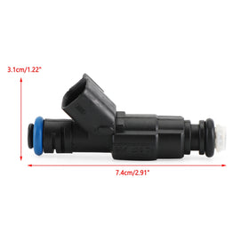 1 inyector de combustible compatible con Mercruiser V8 350 MAG 5.0 4.3 6.2 885176 0280156081 genérico