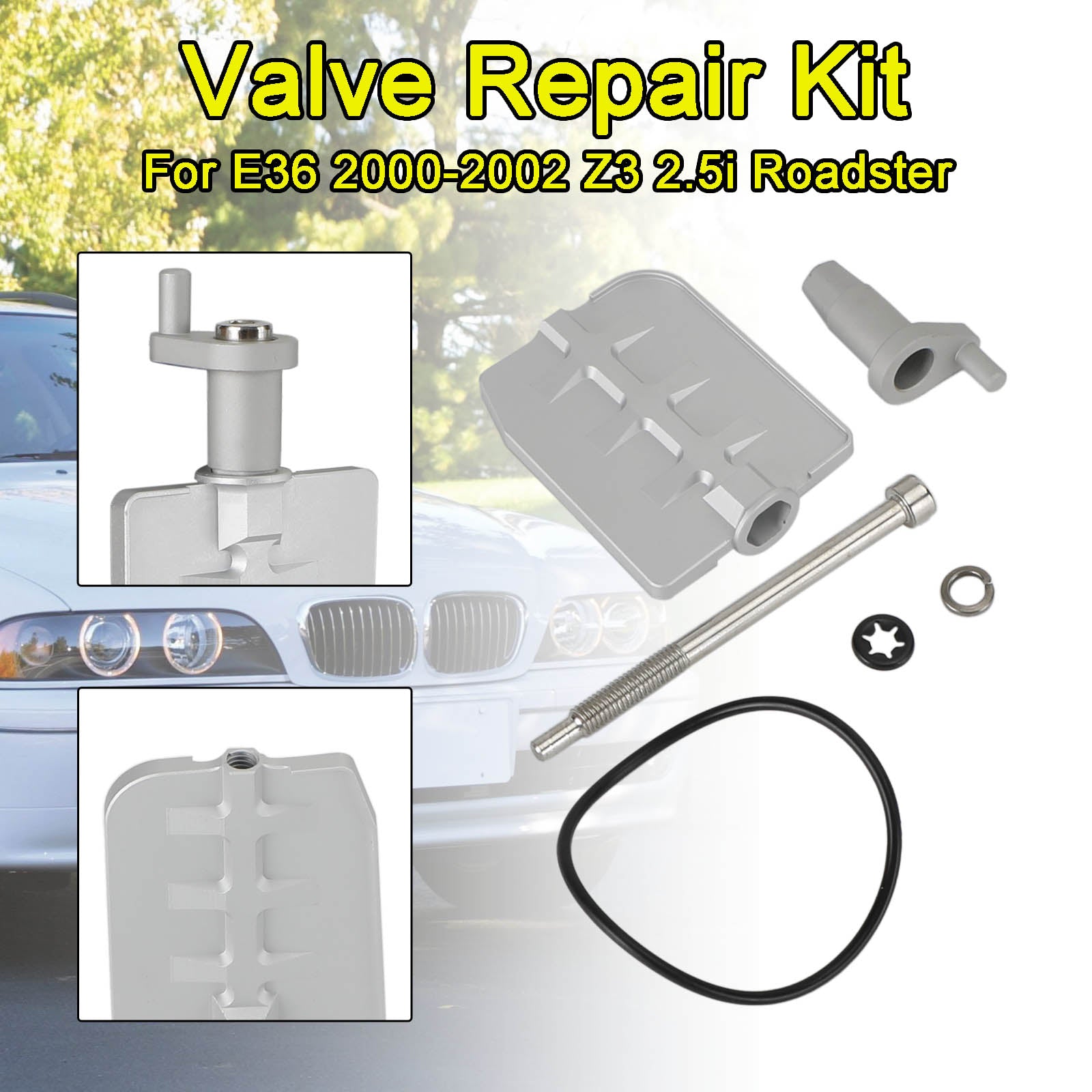 Ventilreparationssæt Rebuild Rattle Fit BMW DISA Fix Overhaul M54 2.2 2.5 Aluminium