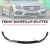 2019-2021 Mercedes Benz Classe C W205 C205 Brabus Style Front Splitter Lip Genérico