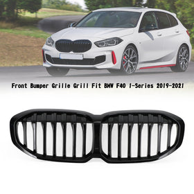 19-23 BMW F40 1-Series Gloss Black Front Replacement Grill 51138080490 Hood Grille Generic