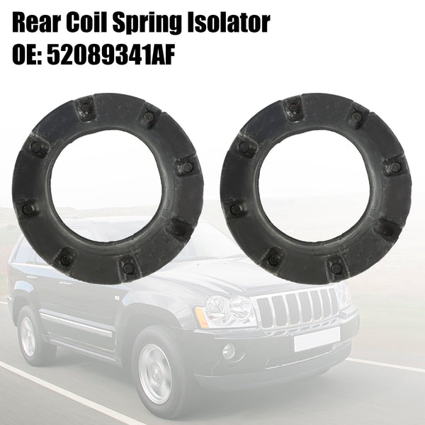 2005-2010 Jeep Grand Cherokee WK/WH 2 x isolador de mola helicoidal traseira 52089341AE 52089341AF genérico