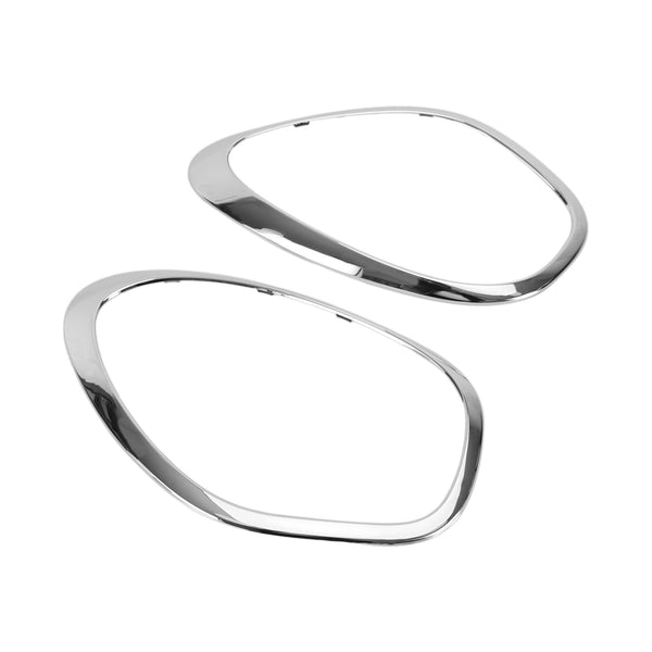 2011-2016 Mini Cooper R60 Countryman 2X Chrome Strålkastare Trim Ring Bezels 51139801573 51139801574 Generic