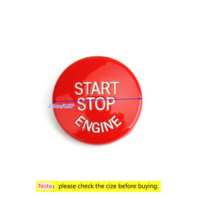 BMW E90 E60 E84 E83 E70 E71 E72 Vermelho Start Stop Engine Button Switch Cover Genérico