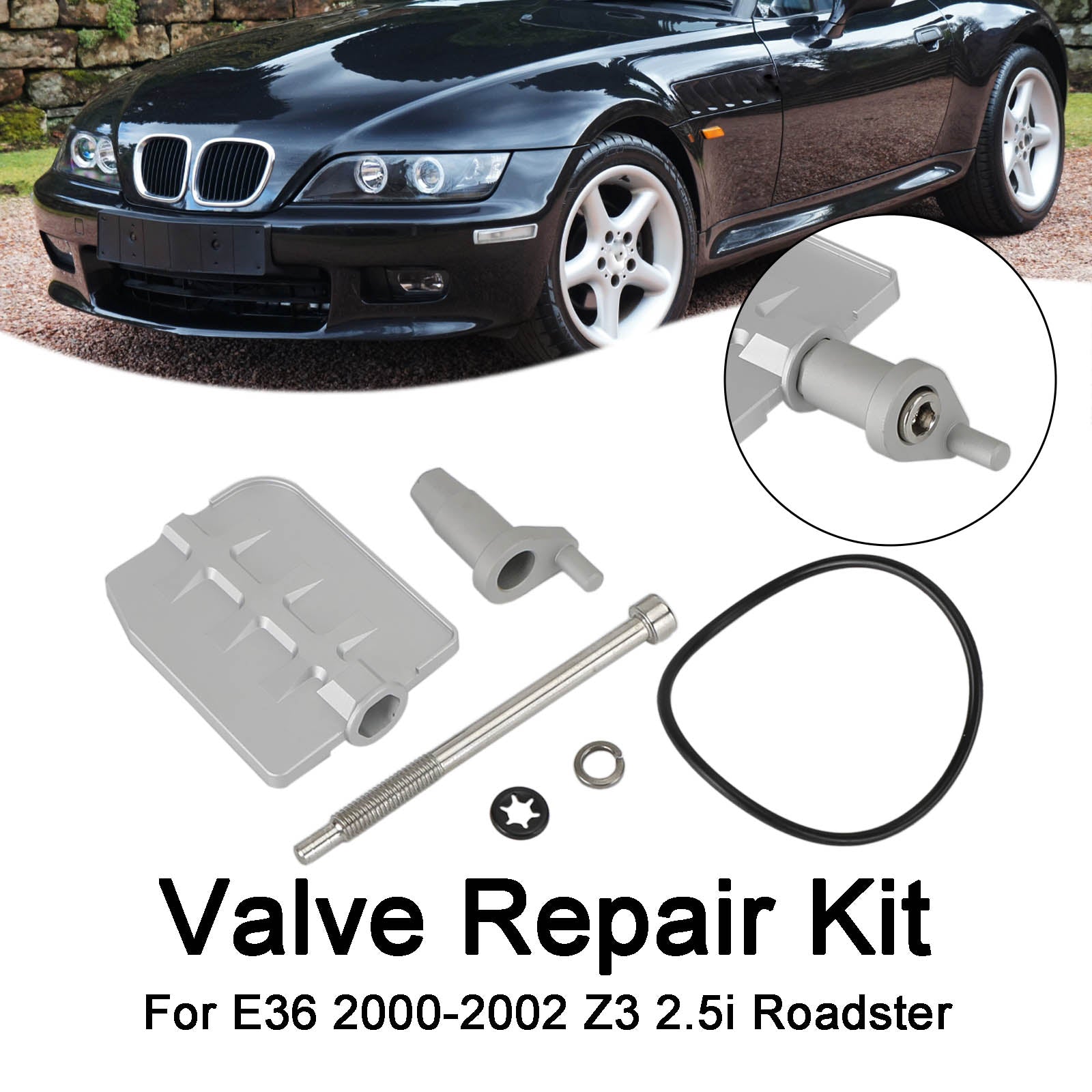 Ventilreparationssæt Rebuild Rattle Fit BMW DISA Fix Overhaul M54 2.2 2.5 Aluminium