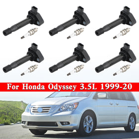 1999-2007 Honda Odyssey V6 3.5L 6X Ignition Coils+6X Spark Plugs Set 30520P8EA01 UF242 30520RCAA02 Fedex Express Generic