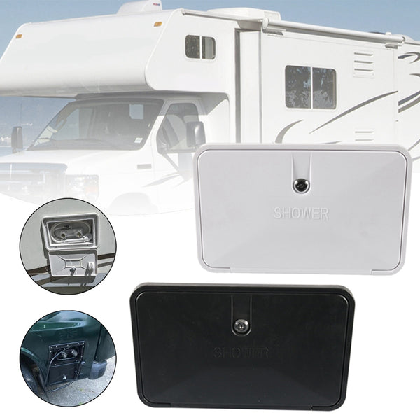 External Caravan RV Shower Box Kit Exterior Faucet Camper Trailer Boat Generic