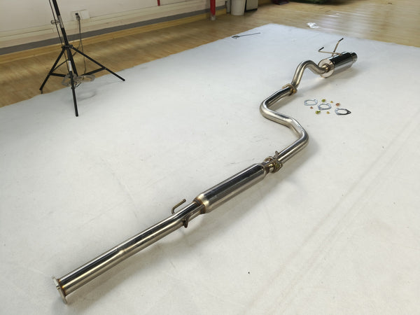 4-tums CatBack avgassystem-Drift Spec för 1992-1995 Honda Civic EG6 3DR N1 Generic