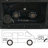 External Caravan RV Shower Box Kit Exterior Faucet Camper Trailer Boat Generic
