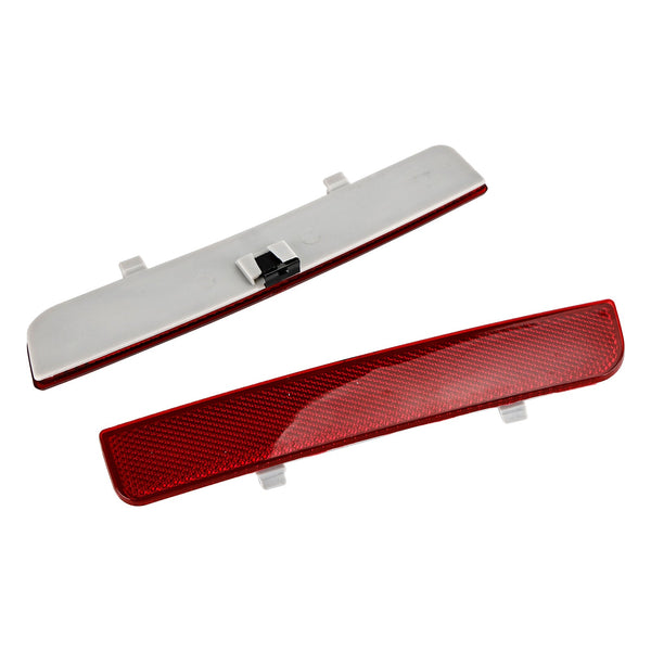 2x Red Rear Bumper Reflector Stop Brake Light LR006348 LR006349 For Range Rover L322 Freelander 2