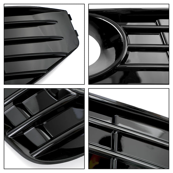 2010-15 VW Transporter Caravelle T5 T5.1 S-Line Fog Lamp Light Cover Insert S-line Grill Gloss Black Generic