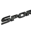 3D Metall Sport Logo Auto Kofferraum Heckklappe Emblem Abzeichen Aufkleber Aufkleber Schwarz Generisch