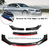 BMW G30 G31 5-SERIE Alla modeller 4ST Universal Bil Front Bumper Lip Body Kit Splitter Spoiler Diffuser Protector Generic