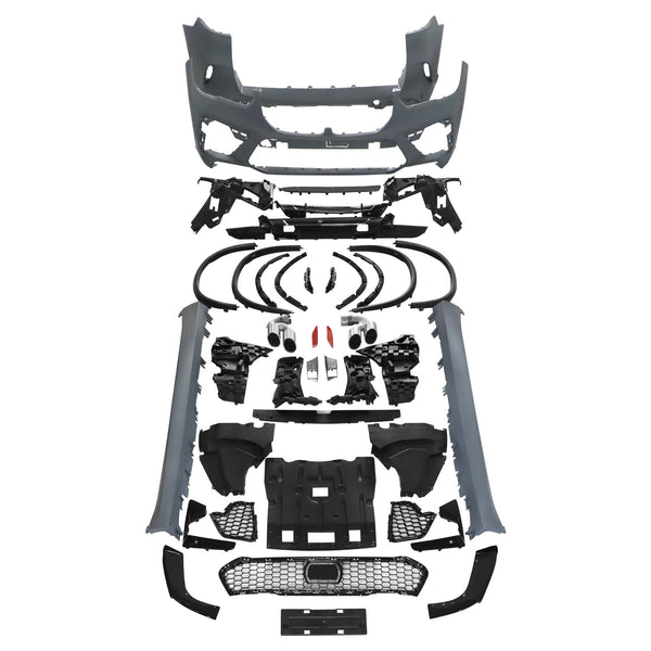 BMW X5 G05 2018+ Actualización BMW X5M F95 2022 Kit de carrocería Parachoques con rejilla 9481787 7933337 Genérico