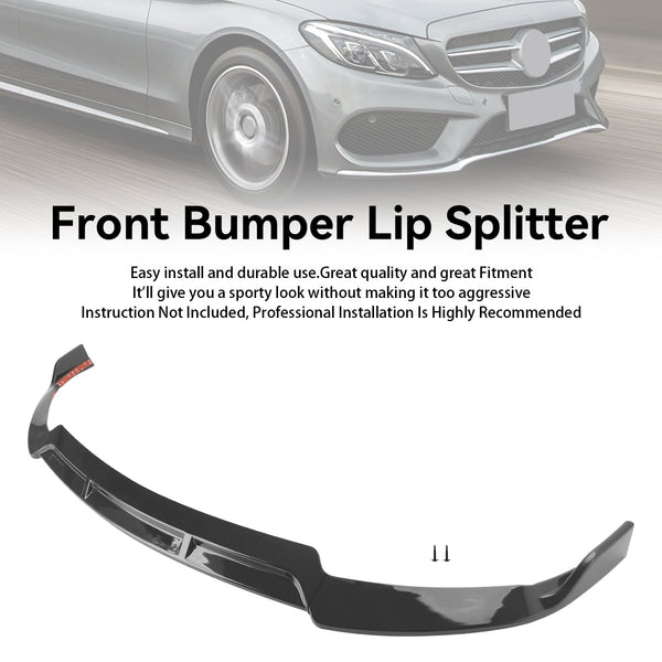 Mercedes Benz C-Klasse 2019-2021W205 C205 Brabus Style Front Splitter Lip Generiek