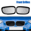 12-14 BMW 1-Series F20 F21 3-Door Pre-facelift 2PCS Front Bumper Kidney Grill 551137239021 51137262119 Generic
