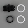 10 AN AN10 Flare Fuel Cell Bulkhead Fitting With Washer Black Generic