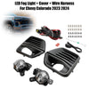 2023-2024 Chevrolet Colorado Coppia Paraurti Anteriore LED Kit Fendinebbia W/DOT SAE 42737706 42737708 Generico