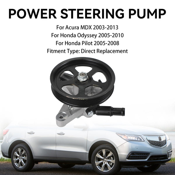 2005-2010 Honda Odyssey Power Steering Pump w/ Pulley 21-5442 553-59154 56110PVJA01 Generic