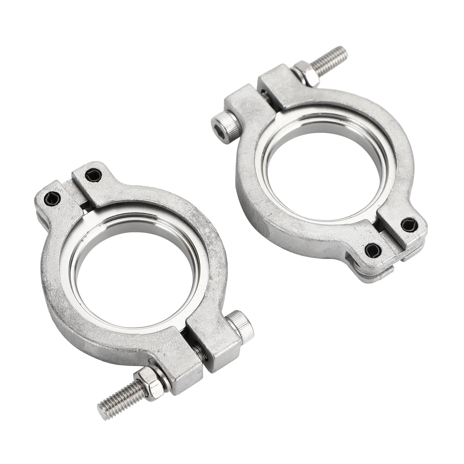 2-teiliges TiAL MV-S 38-mm-Wastegate-V-Band-Klemmenset mit Schrauben, Muttern und Dichtungen