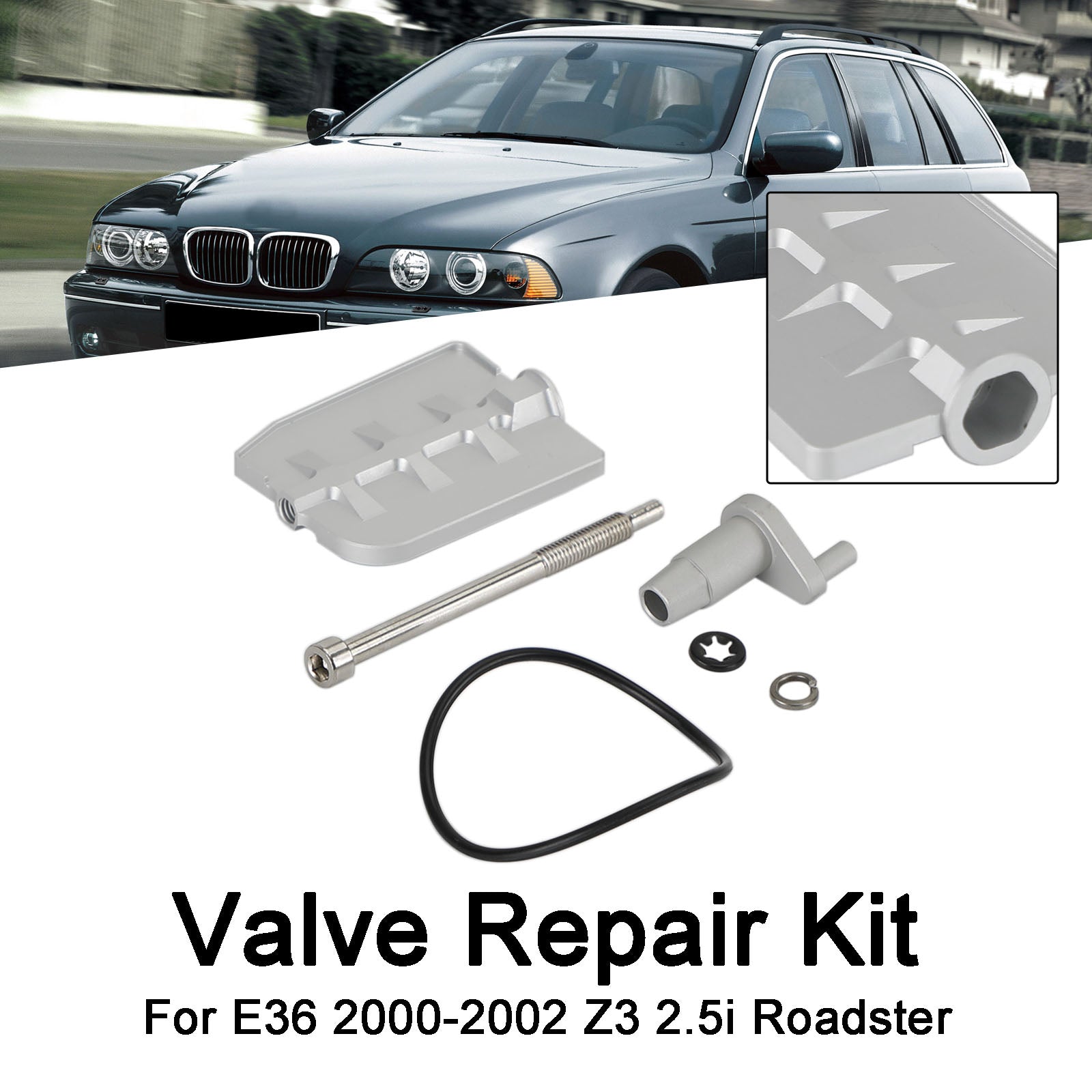 Ventilreparationssæt Rebuild Rattle Fit BMW DISA Fix Overhaul M54 2.2 2.5 Aluminium
