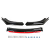 BMW G30 G31 5 SERIES Todos os modelos 4 PCS Universal Car Front Bumper Lip Body Kit Splitter Spoiler Difusor Protetor Genérico