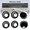 4pcs Fuel Diesel Injector Upper Seal Fit Vauxhall Astra H/J Corsa D Mokka 1.7 Generic