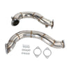 2011-13 BMW E92 335is 3 inch Stainless Steel Exhaust Downpipe Pipes compatible Generic