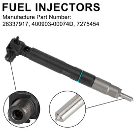 4PCS Fuel Injectors 28337917 400903-00074D 7275454 fit Bobcat fit Doosan D24 D18 Engine 28337917 Generic