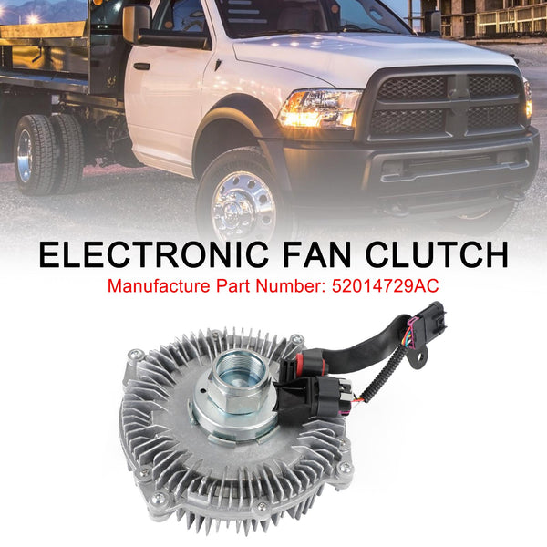 Lüfterkupplung, Kühlerkühlung, 52014729AC, passend für Dodge Ram 2500 3500 4500 5500 2013–2018