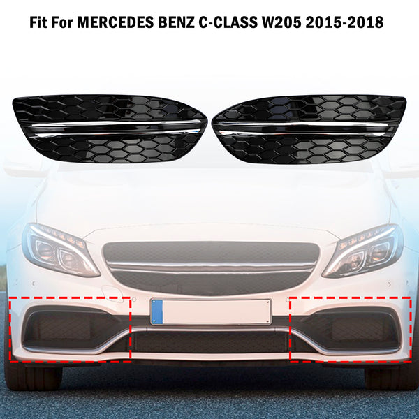 2015-2018 Benz Classe C W205 Base berlina a nido d'ape Copertura fendinebbia anteriore 2058850723 MB1038172 Generico