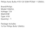 Für Philips Autolampen H18 12V 65W PY26d-1 12643LL Generic