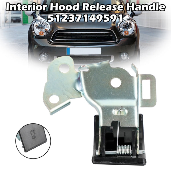 Hood Release Handle Lever 51237149591 For BMW Mini Cooper Countryman Paceman Generic