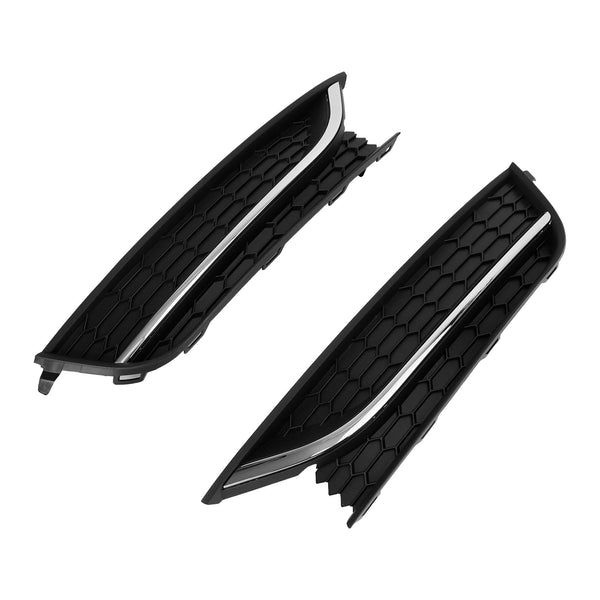 2012-2015 VW Passat 2PCS Front Driving Fog Light Cover Black/Chrome Generic