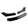 4PCS Universal Car Front Bumper Lip Body Kit Splitter Diffuser Protector Black Generic