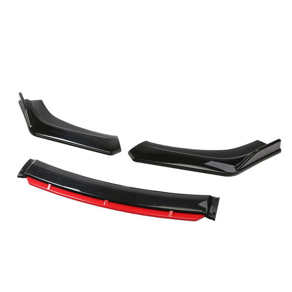 BMW F32 F33 F36 4-Series 420i 430i 440i Todos os modelos 4 PCS Universal Car Front Bumper Lip Body Kit Splitter Spoiler Difusor Protetor Genérico