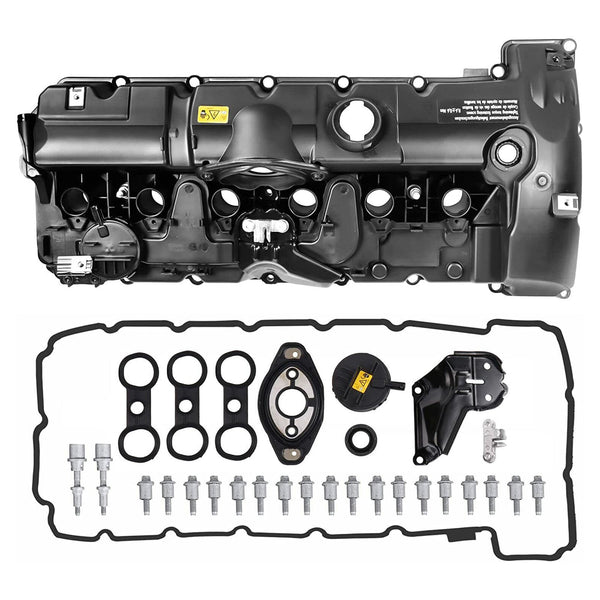 2008-2011 BMW 528i L6 3.0L Couvercle de valve avec boulons de joint 11127552281 générique