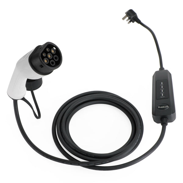 Ladekabel Protable 13A EV Typ 2 UK-Stecker 3-poliges Elektroauto-Ladegerät 5,5 m Generisch