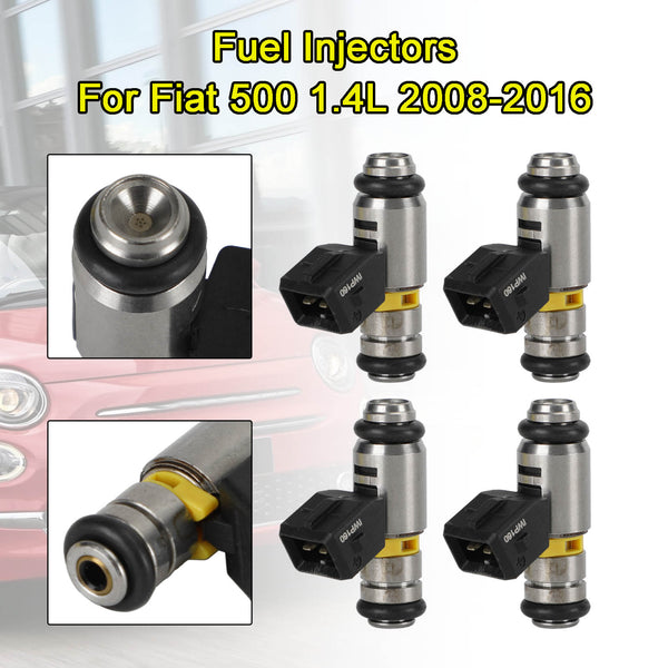 2008-2016 Fiat 500/590 1,4 L 4 pièces injecteurs de carburant IWP160 71792994 77363790 générique