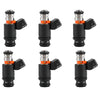 6PCS Fuel Injectors 021906031D Fit VW Golf Jetta 1999-2002 EuroVAN 97 99-00 2.8L