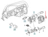2014–2021 Volkswagen e-Golf Lenkwinkelsensor Wickelfedermodul 5Q0953549E Generisch