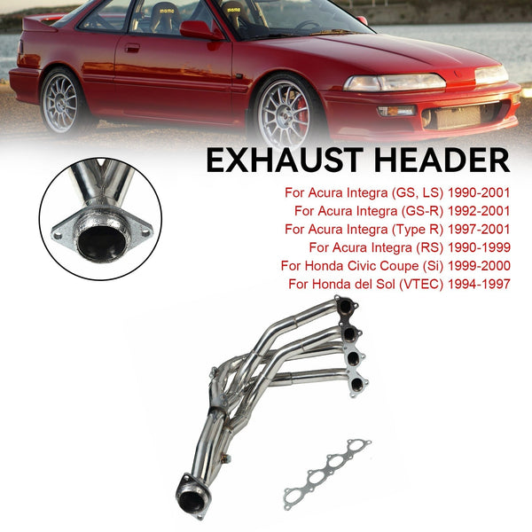 1992-2001 Acura Integra GS-R Stainless Steel Manifold Header 412-05-1900