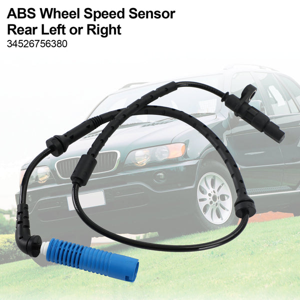 BMW E53 X5 2000-2006 34526756380 ABS Wheel Speed Sensor Rear Left or Right Generic