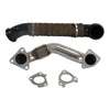 Turbo Down Pipe Passagerarsidan Upp Pipe för Chevrolet GMC 6.6 LLY LBZ LMM Duramax 2004.5-2010 Fedex Express Generic